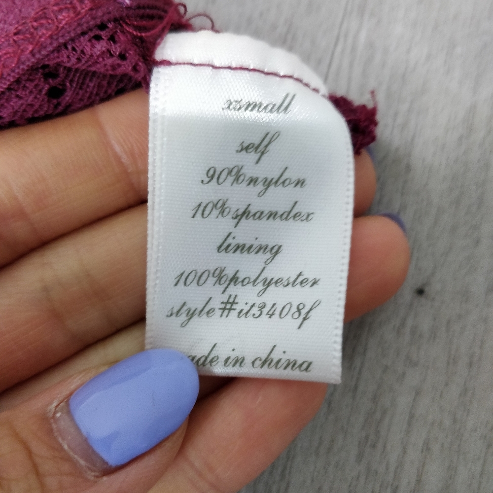 (3/$15) Francesca's lace bralette racerback - Picture 10 of 13